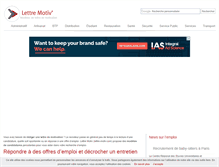 Tablet Screenshot of lettre-motiv.com
